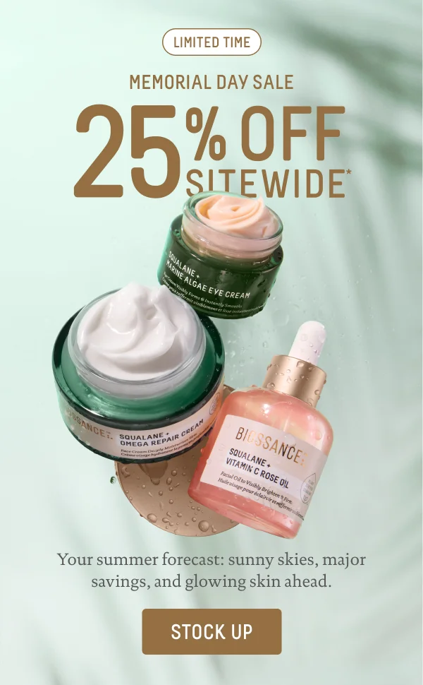 25% OFF SITEWIDE