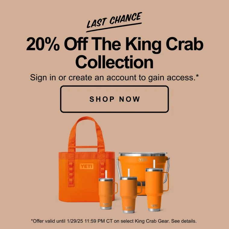 Last Chance for 20% Off King Crab