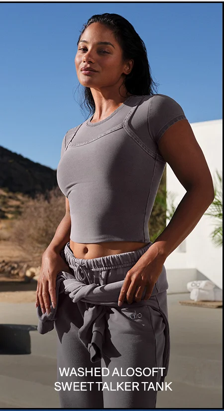 WASHED ALOSOFT SWEET TALKER TANK