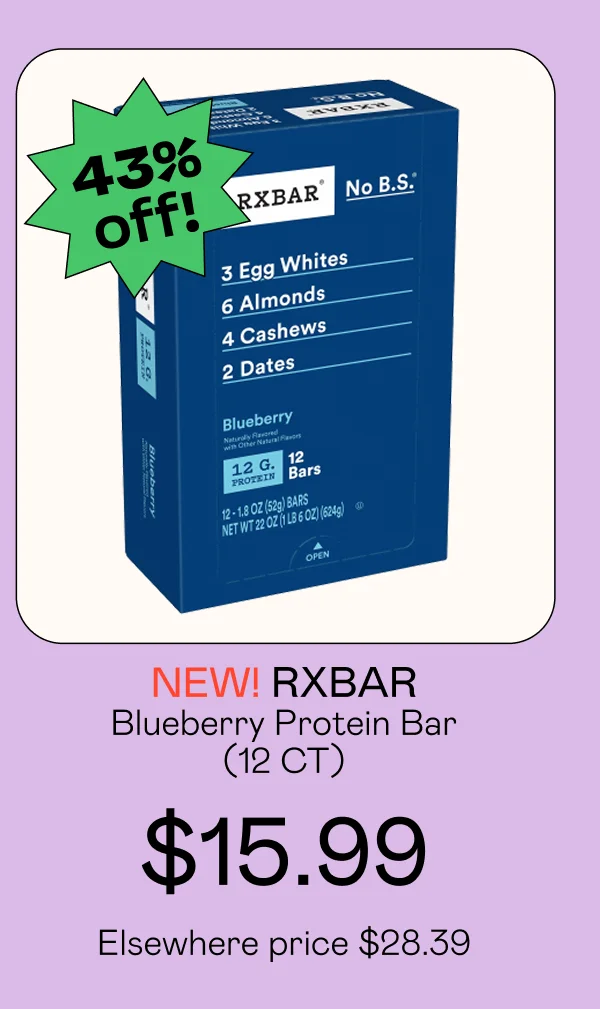 Blueberry Protein Bar (12 CT)