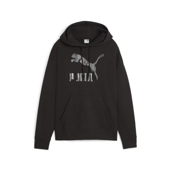 PUMA CLASSICS Shiny Logo Women's Hoodie