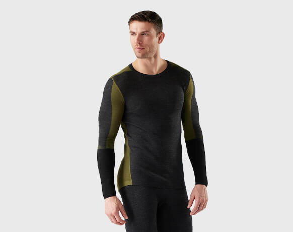 Men's Intraknit™ Thermal Merino Base Layer Colorblock Crew