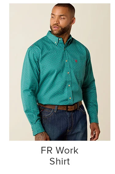 FR Work Shirt in Teal