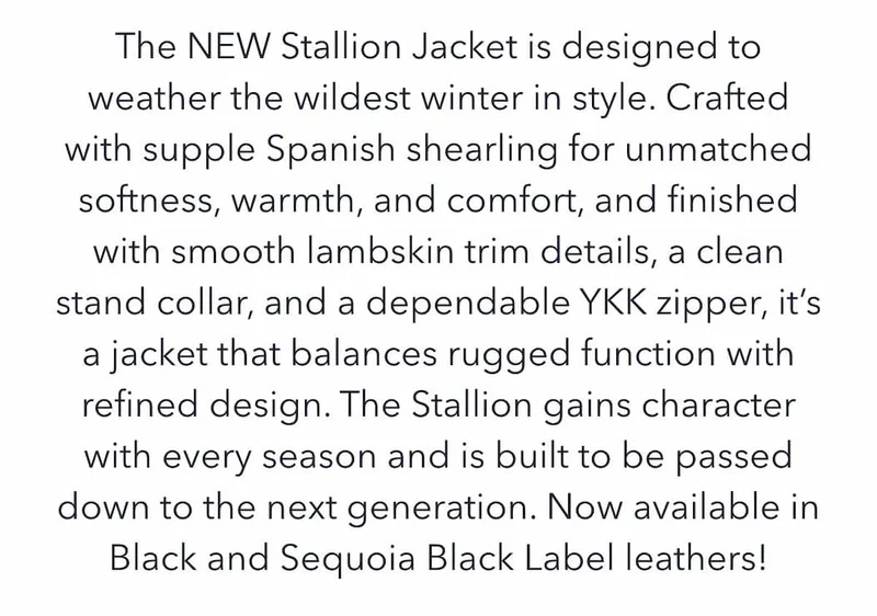 The New Stallion Jacket