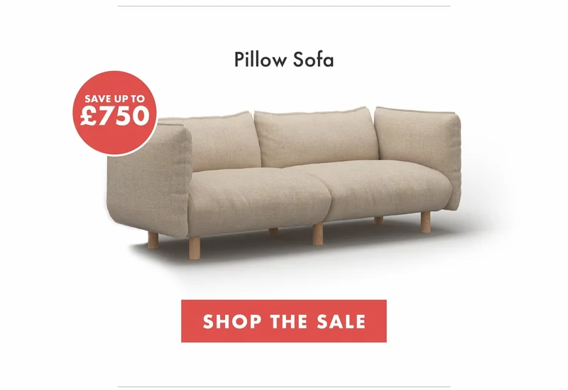 Pillow sofa - save up to £750