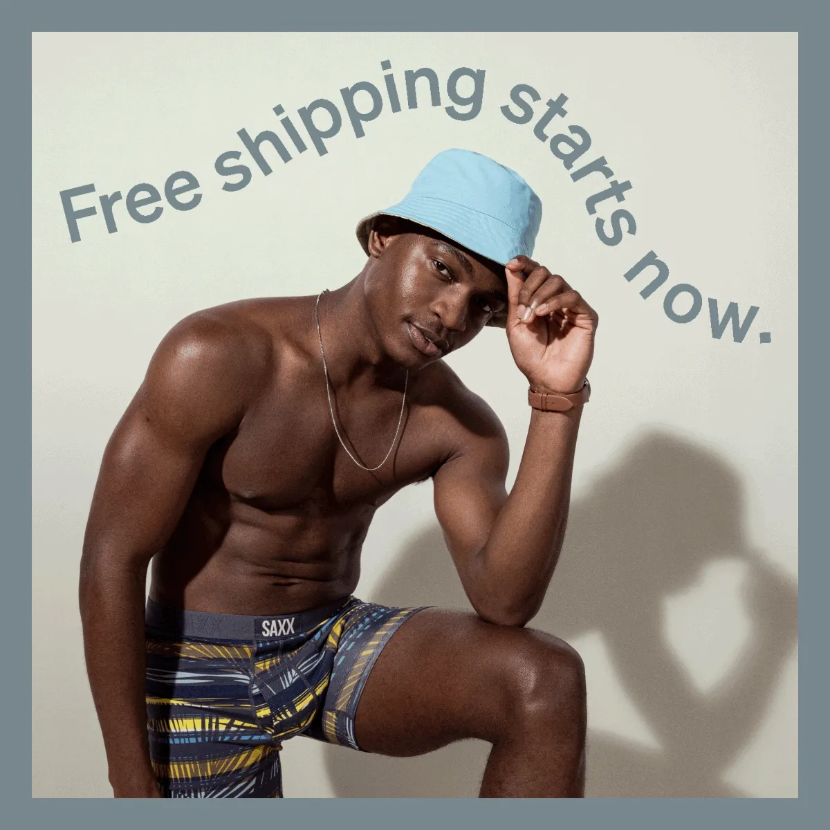 Free shipping starts now.