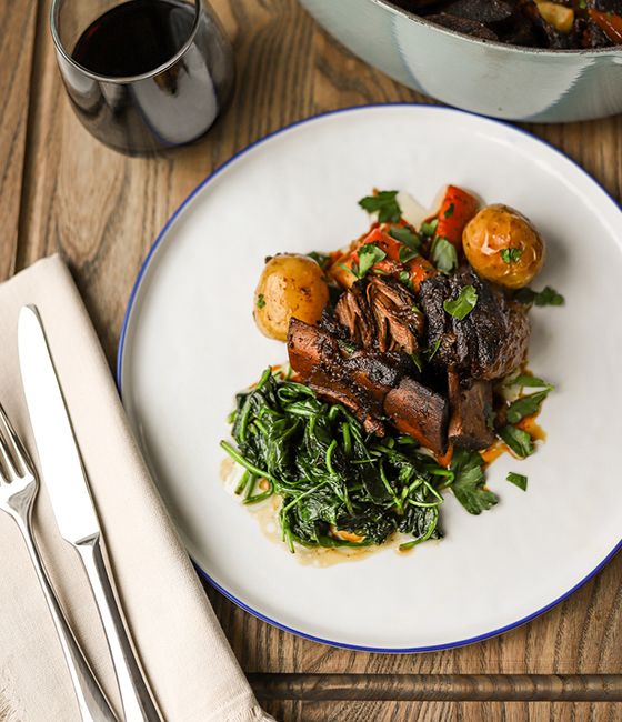 honey garlic short ribs