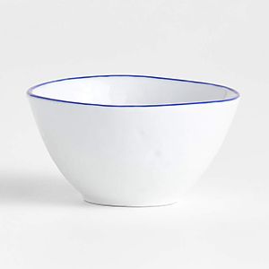 Mercer Blue Rim Porcelain Mini Bowl