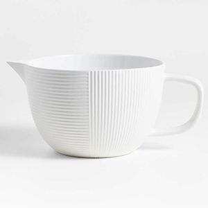 Hanno White Ceramic Batter Bowl