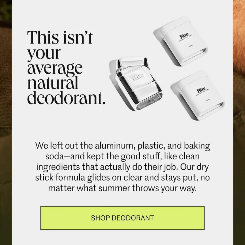 This isn't your average natural deodorant.