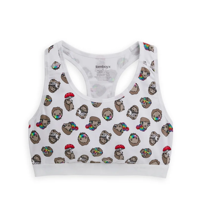 Image of Racerback Soft Bra - Be Hedgey