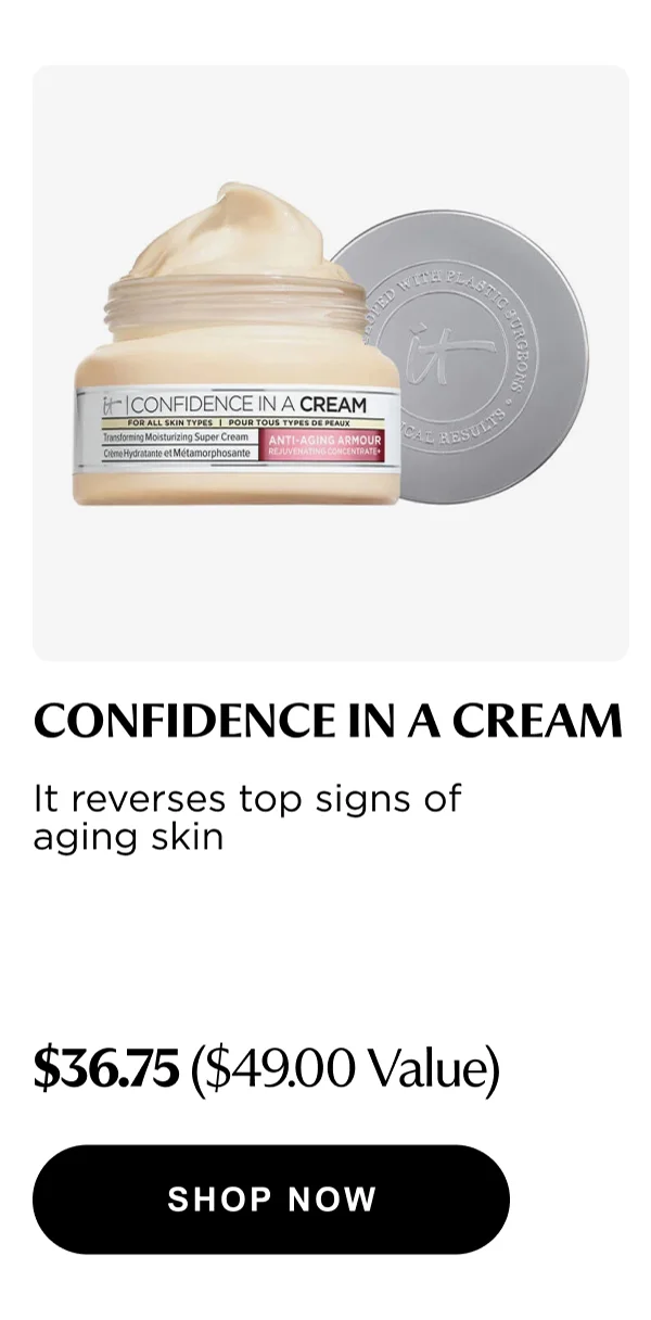 CONFIDENCE IN A CREAM