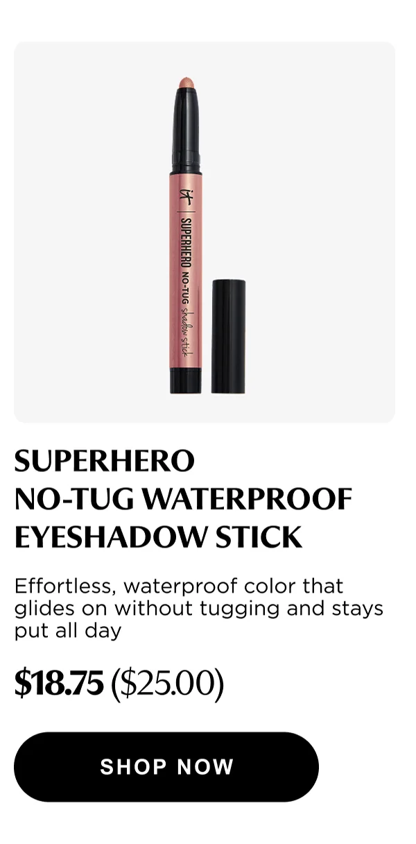 SUPERHERO NO-TUG WATERPROOF EYESHADOW STICK