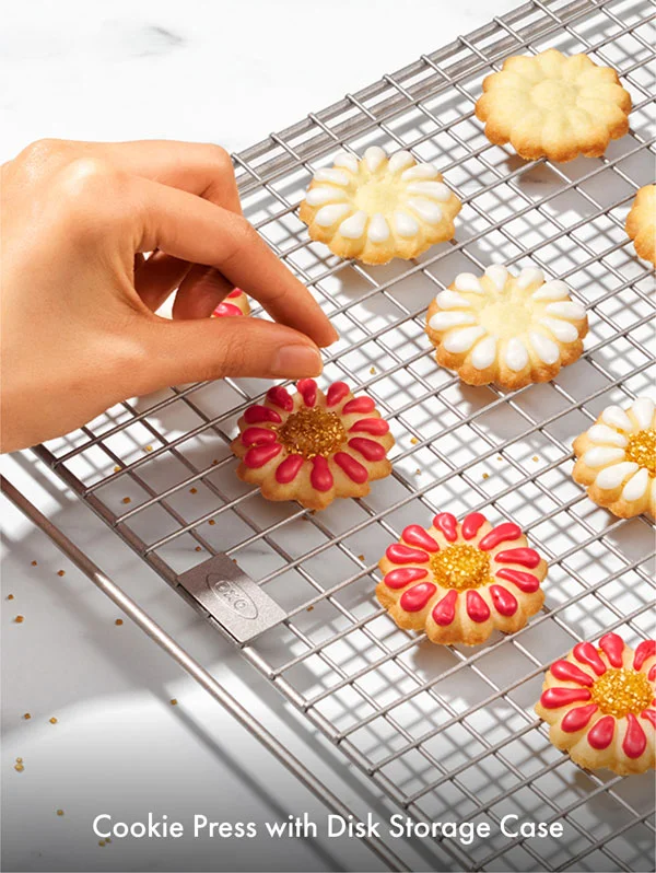 OXO Good Grips Cookie Press With Disk Storage Case