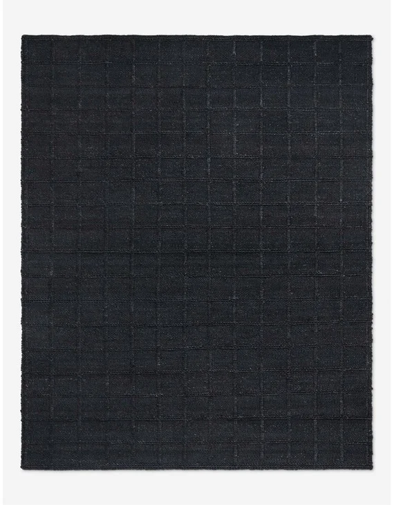 Harper Jute Rug by Jake Arnold - Midnight / 8' x 10'