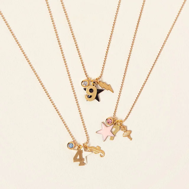 Custom Birthday Charm Necklace