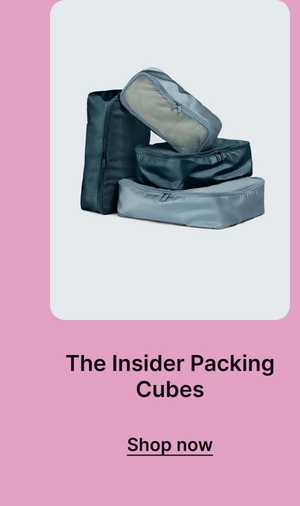 The Insider Packing Cubes