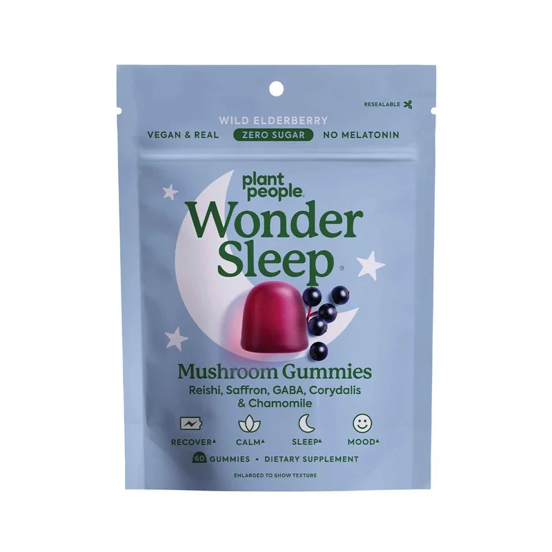 Mushroom Gummies, Wondersleep, 30 Day Supply, 60 Ct