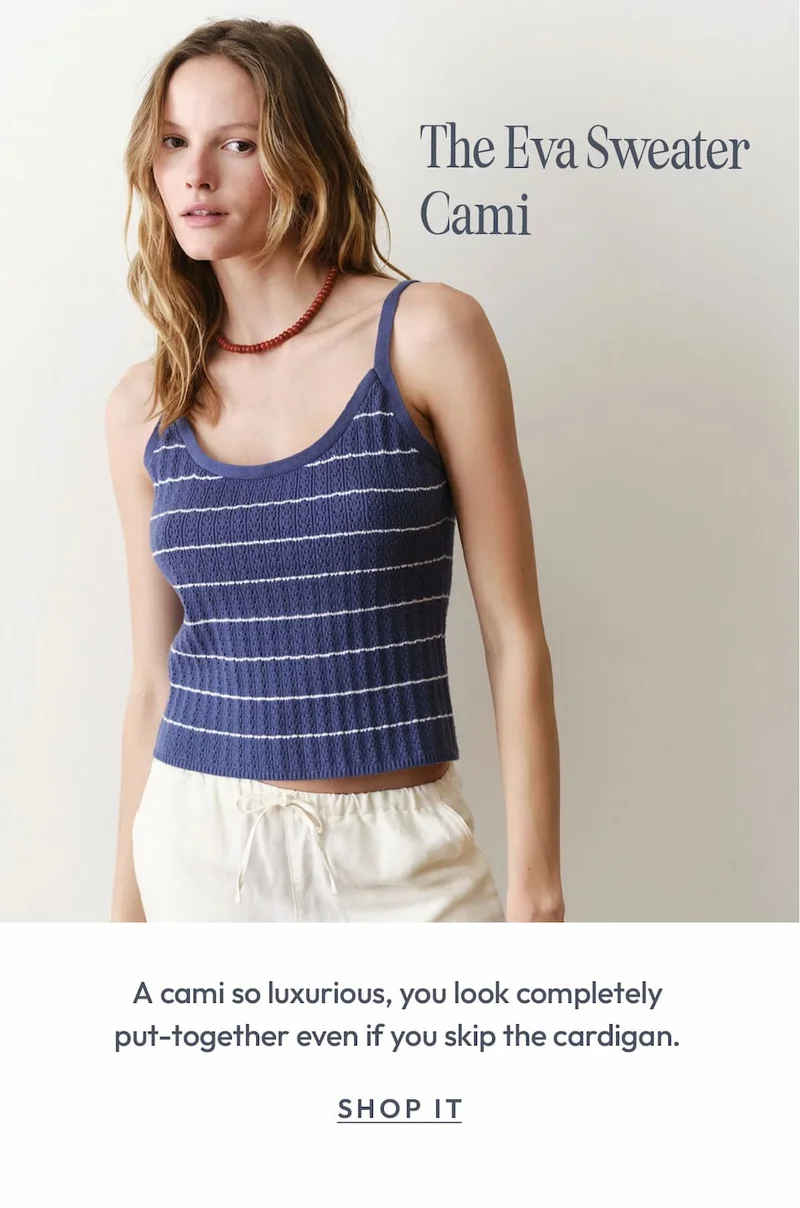 The Eva Sweater Cami
