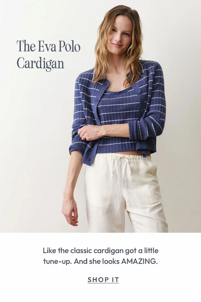 The Eva Polo Cardigan