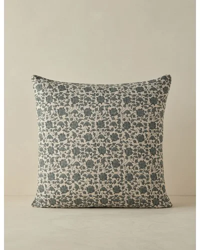 Lavelanet Linen Pillow-Blue / Square
