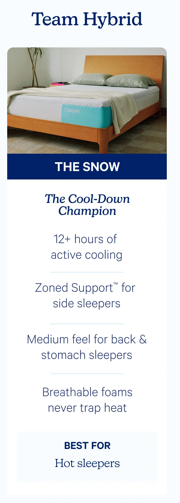 the snow