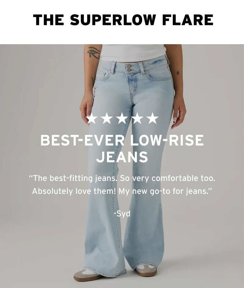BEST-EVER LOW-RISE JEANS
