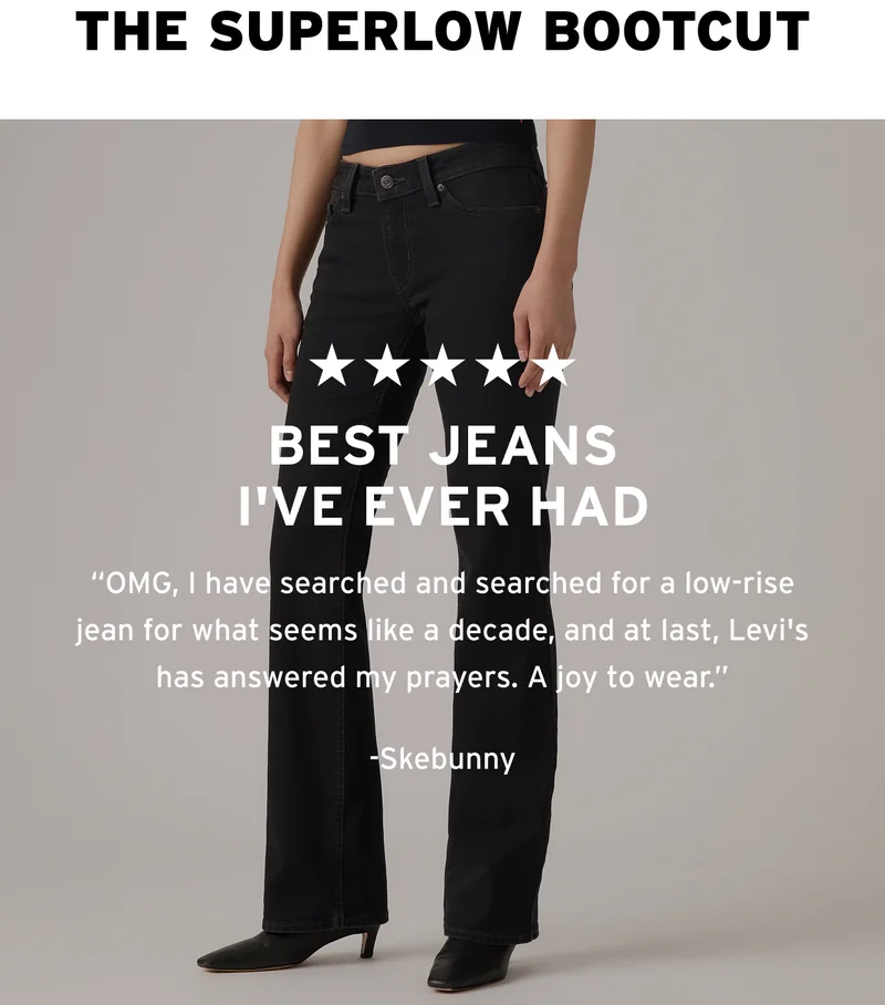 THE SUPERLOW BOOTCUT