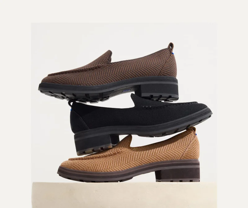 Chunky heels & herringbone. Say less. SHOP NOW