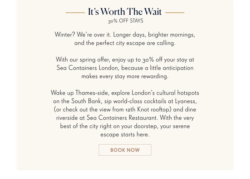 It's Worth The Wait