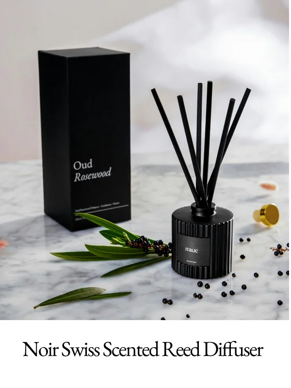 Noir Swiss Scented Reed Diffuser