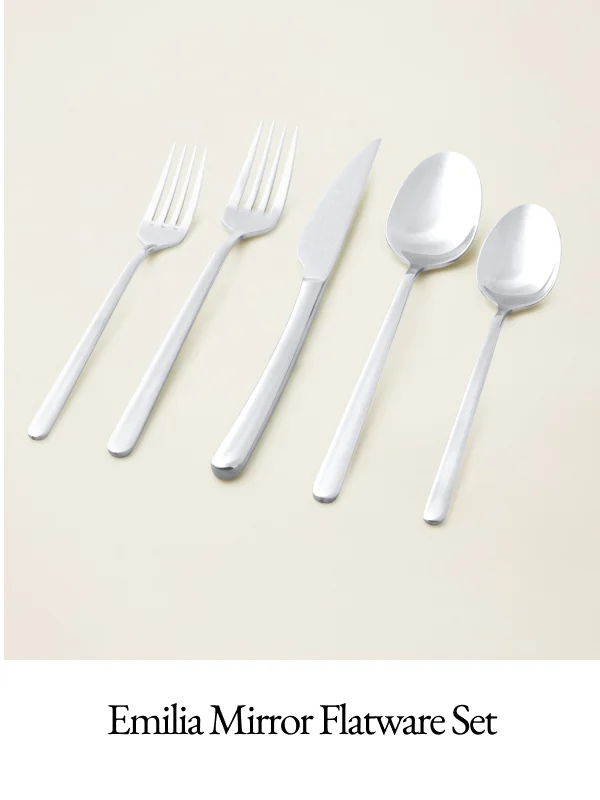 Emilia Mirror 20-Piece Flatware Set