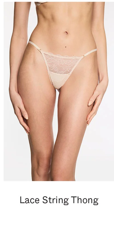 Lace String Thong
