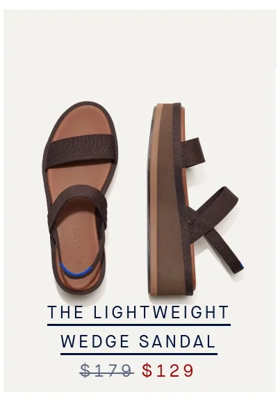 THE LIGHT WEIGHT WEDGE SANDAL
