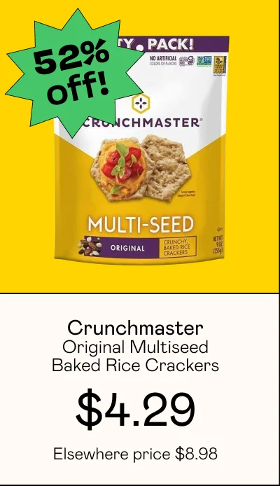 Original Multiseed Baked Rice Crackers