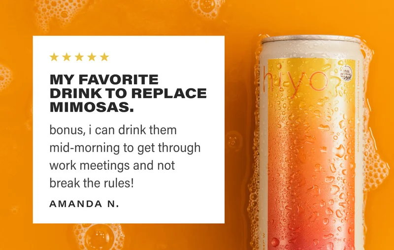 my favorite drink to replace mimosas. | bonus, i can drink them  mid-morning to get through work meetings and not  break the rules! - Amanda N.