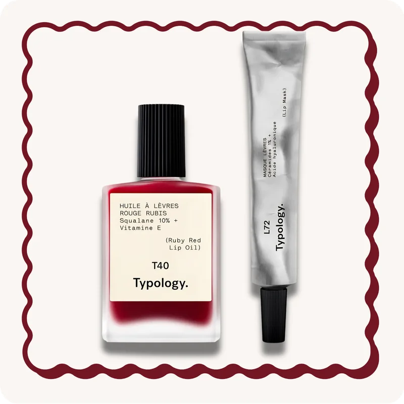 Typology lip oil set