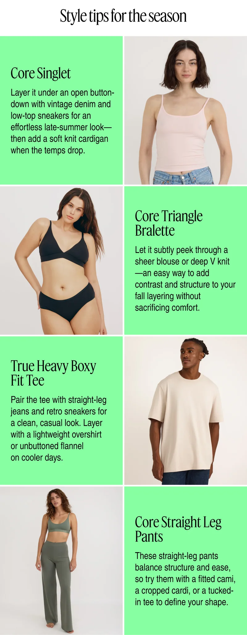 Style tips for the season