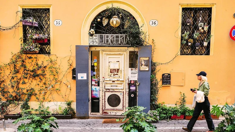 Image description: The Rione Monti area of Rome.