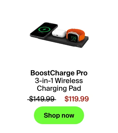 BoostCharge Pro 3-in-1 Wireless Charging Pad