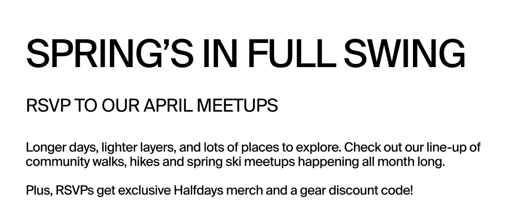 RSVP to April Events