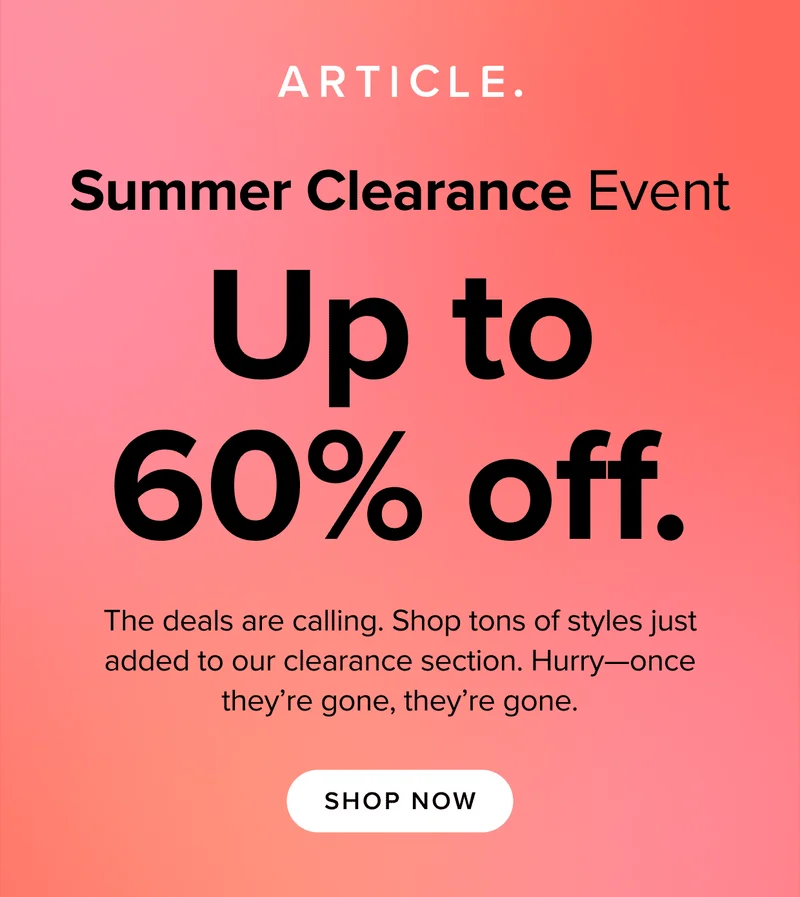 Shop tons of styles just added to our clearance section, shop now!
