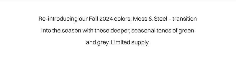 Fall Collection