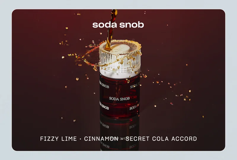soda snob fizzy lime • cinnamon • secret cola accord
