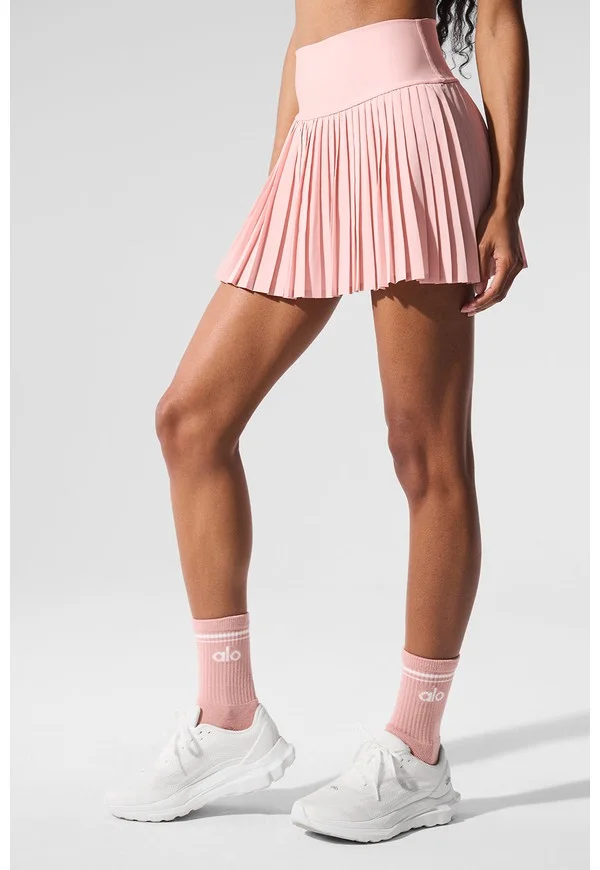 Grand Slam Tennis Skirt - Pink Quartz - Pink Quartz / M