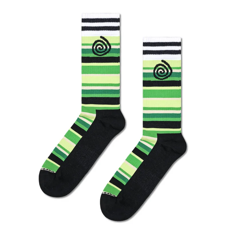 Swirl Strippe Sock