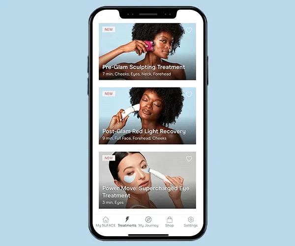 [GIF] Get first-look access at our newest launches, unlock exclusive treatments, follow step-by-step tutorials, and watch your progress with the Selfie Tracker.