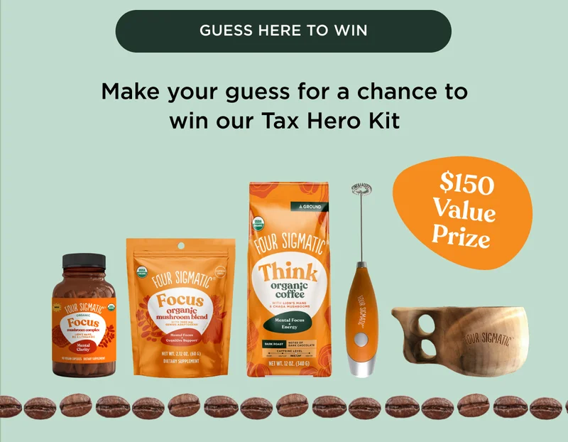 GUESS HERE TO WIN - Make your guess for a chance to win our Tax Hero Kit ($150 Value Prize)