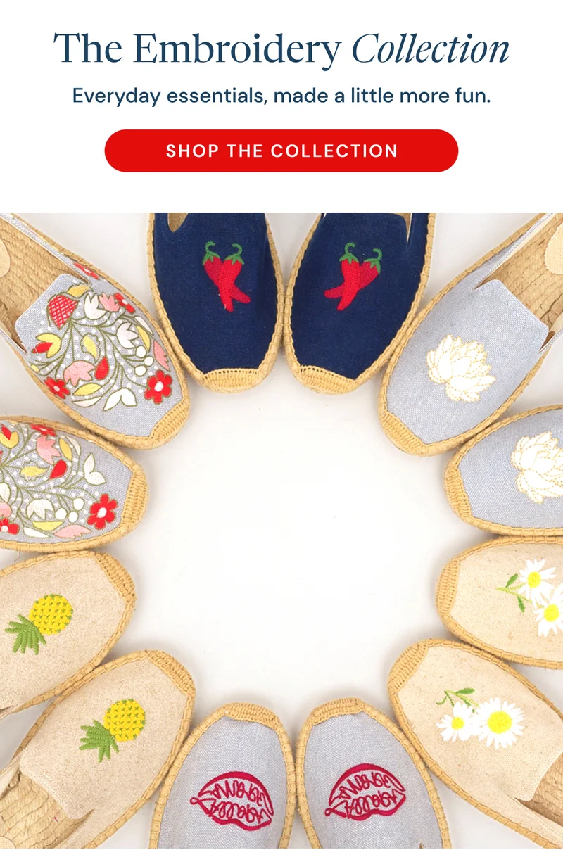The Embroidery Collection. Shop the Collection