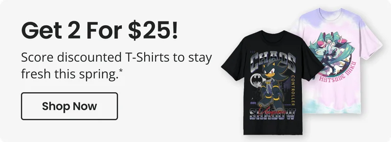 Get 2 For $25! | Score discounted T-Shirts to stay fresh this spring.* | Shop Now